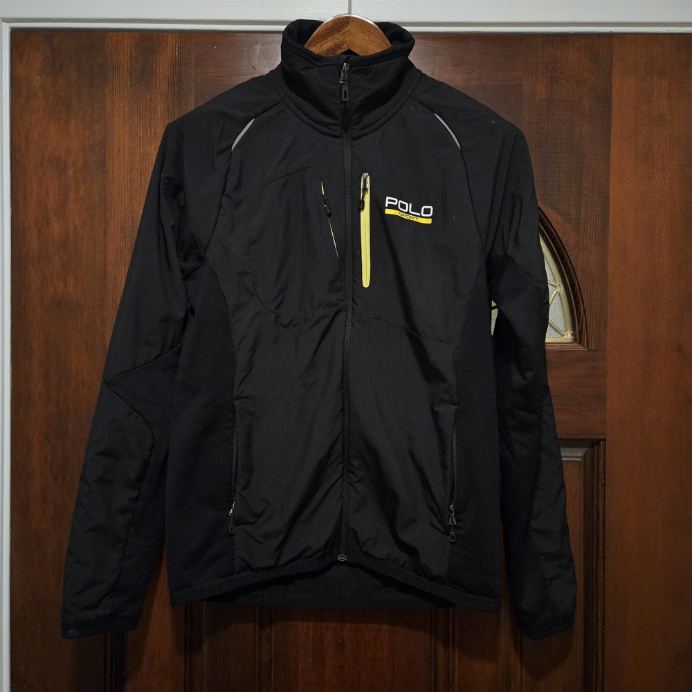 Polo Ralph Lauren Men's Sport Hybrid Tech Jacket Small Black